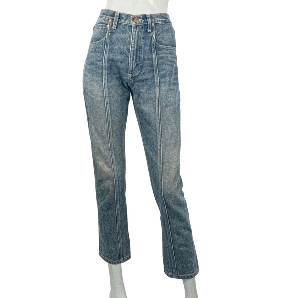VTG‎ Esby Lindsey Jeans in Decade Wash, Made in USA size 25, High Waist preppy